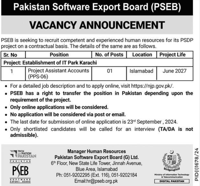 Pakistan Software Export Board PSEB