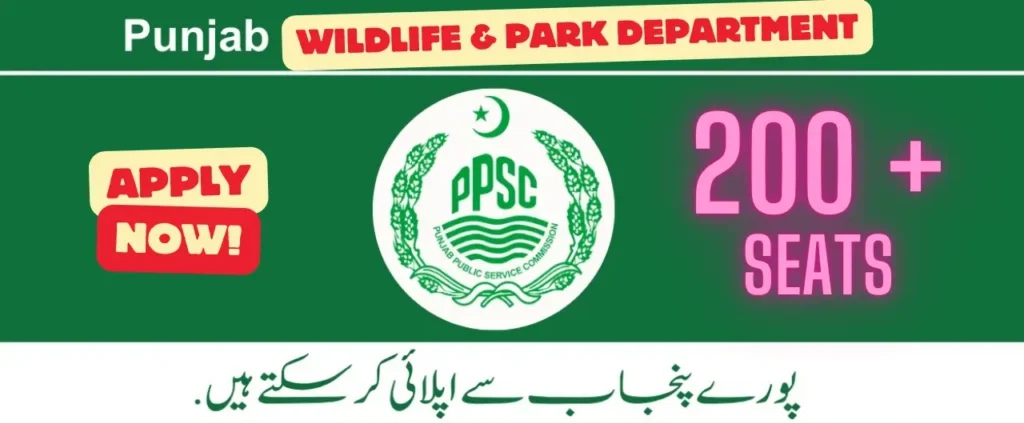 Punjab wildlife and Parks Department Jobs 2025