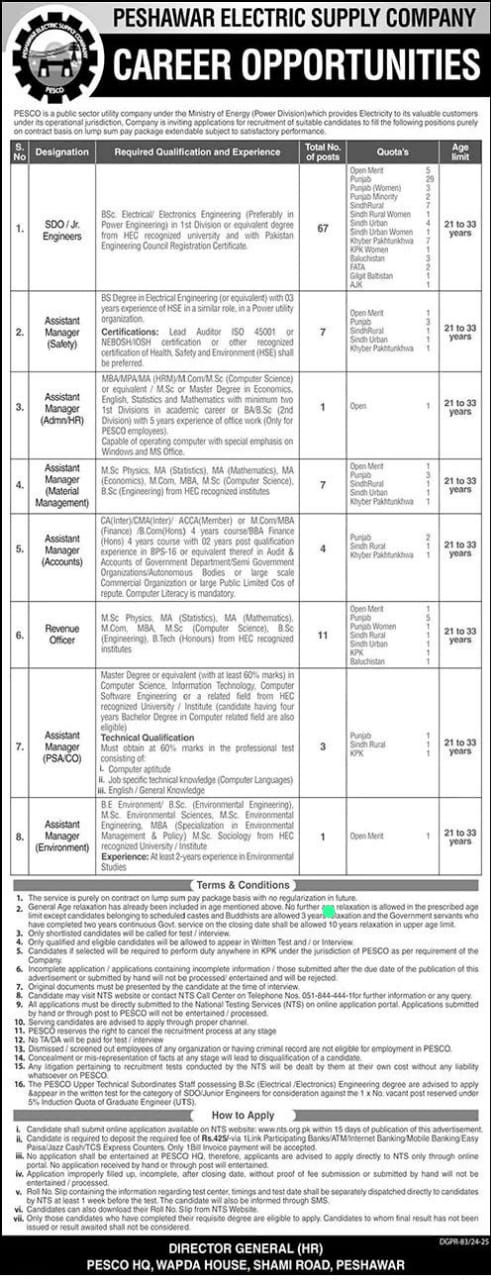 Water and Power Development Authority WAPDA Jobs 2025