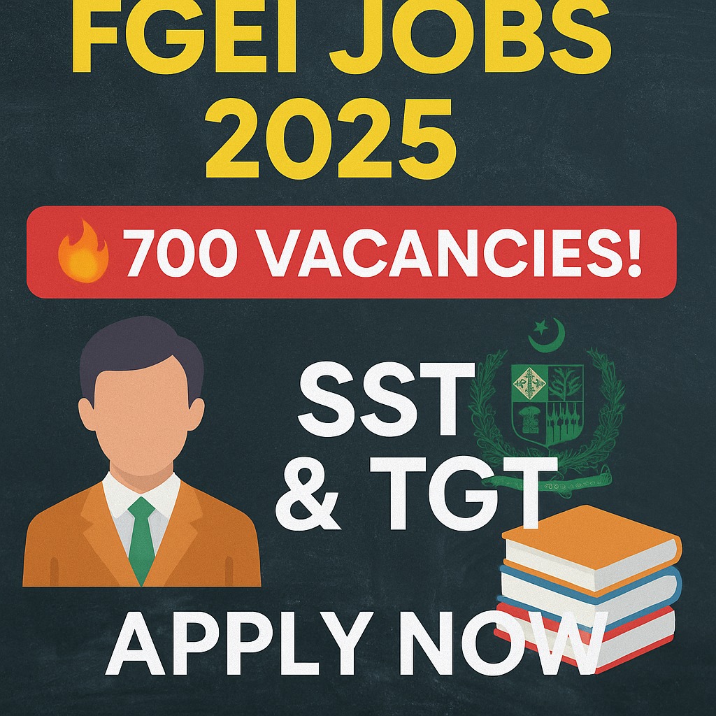 Federal Government Educational Institutions Jobs 2025 in Pakistan