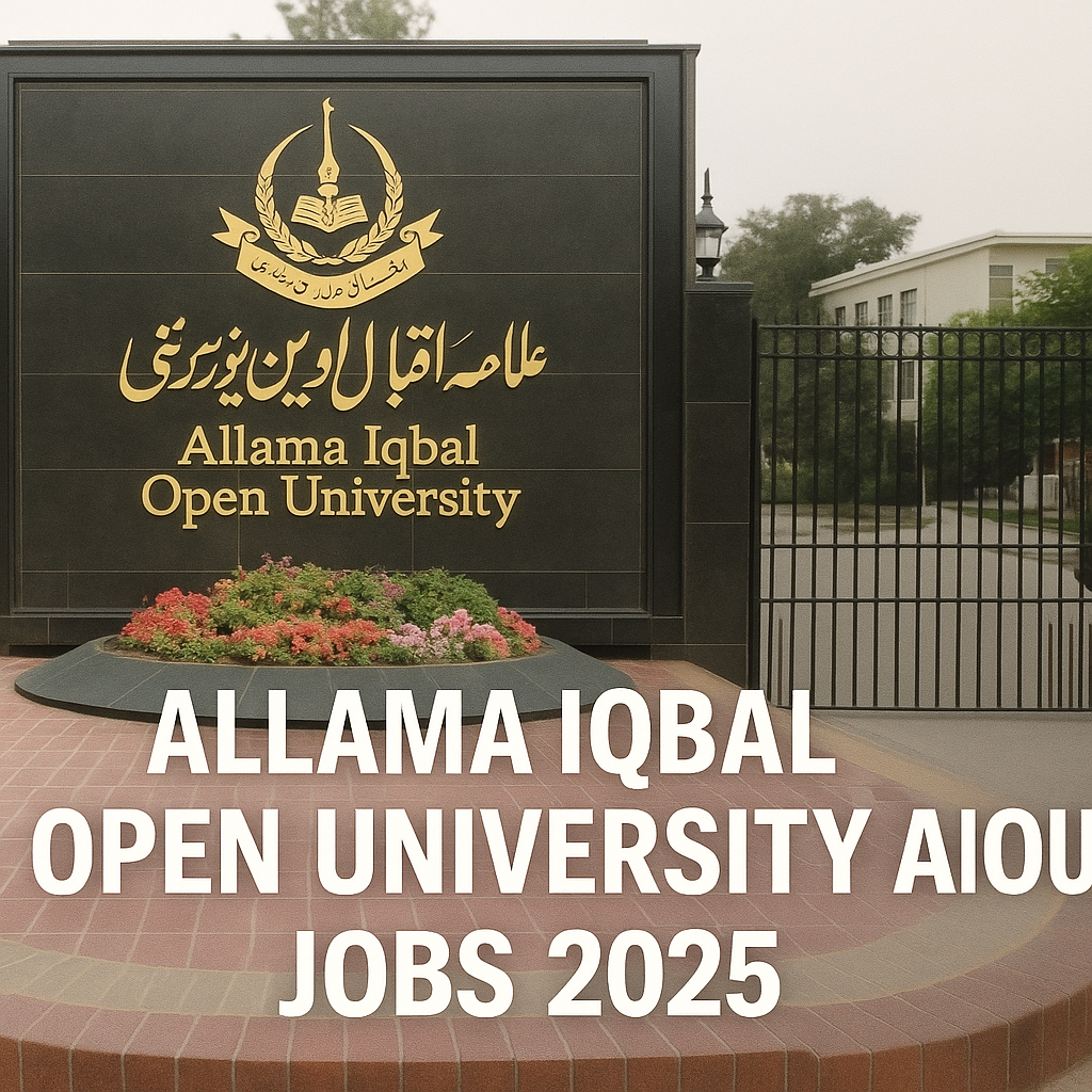 Allama Iqbal Open University (AIOU) Jobs 2025 - Apply Online